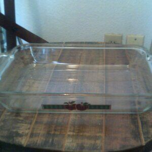 Anchor Hocking Ovenware Baking Dish Apple Jack Plaid
